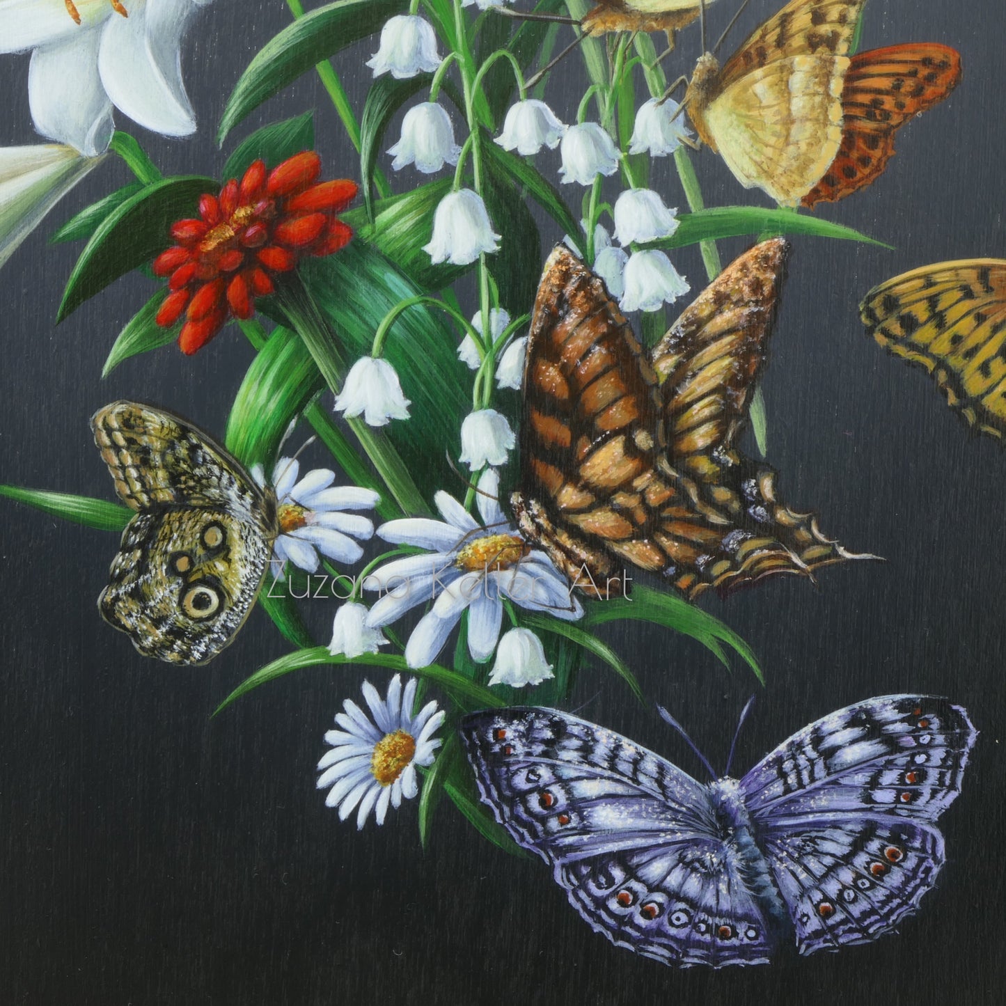 Butterfly Study - Original Acrylbild