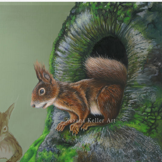 DIE BEUTE - Original Acrylbild