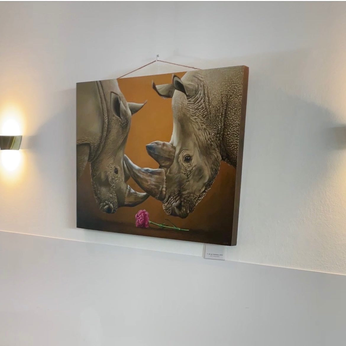 BE MY VALENTINE - Original Acrylbild