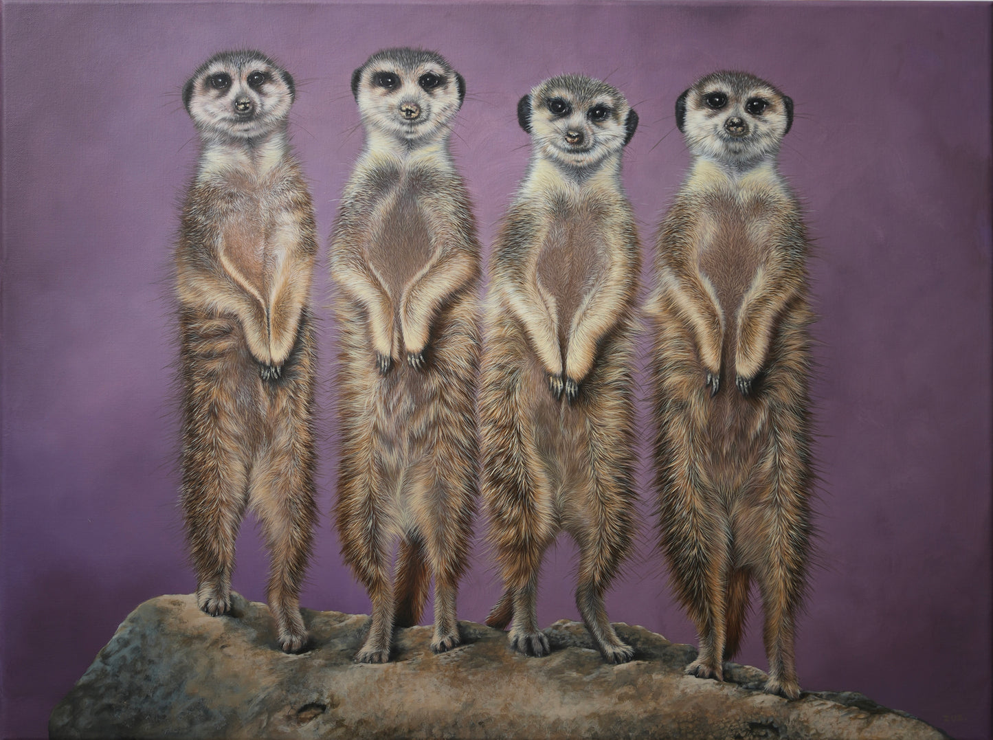 Die Wache - Original Acrylbild