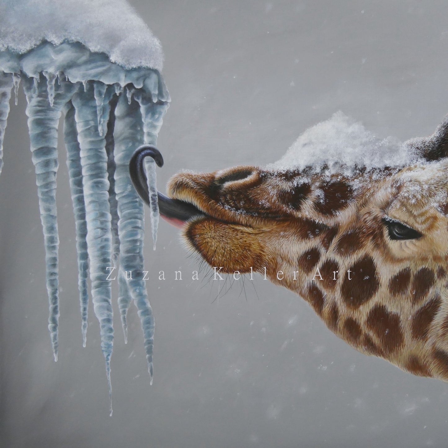 DIE ABKÜHLUNG - Original Acrylbild