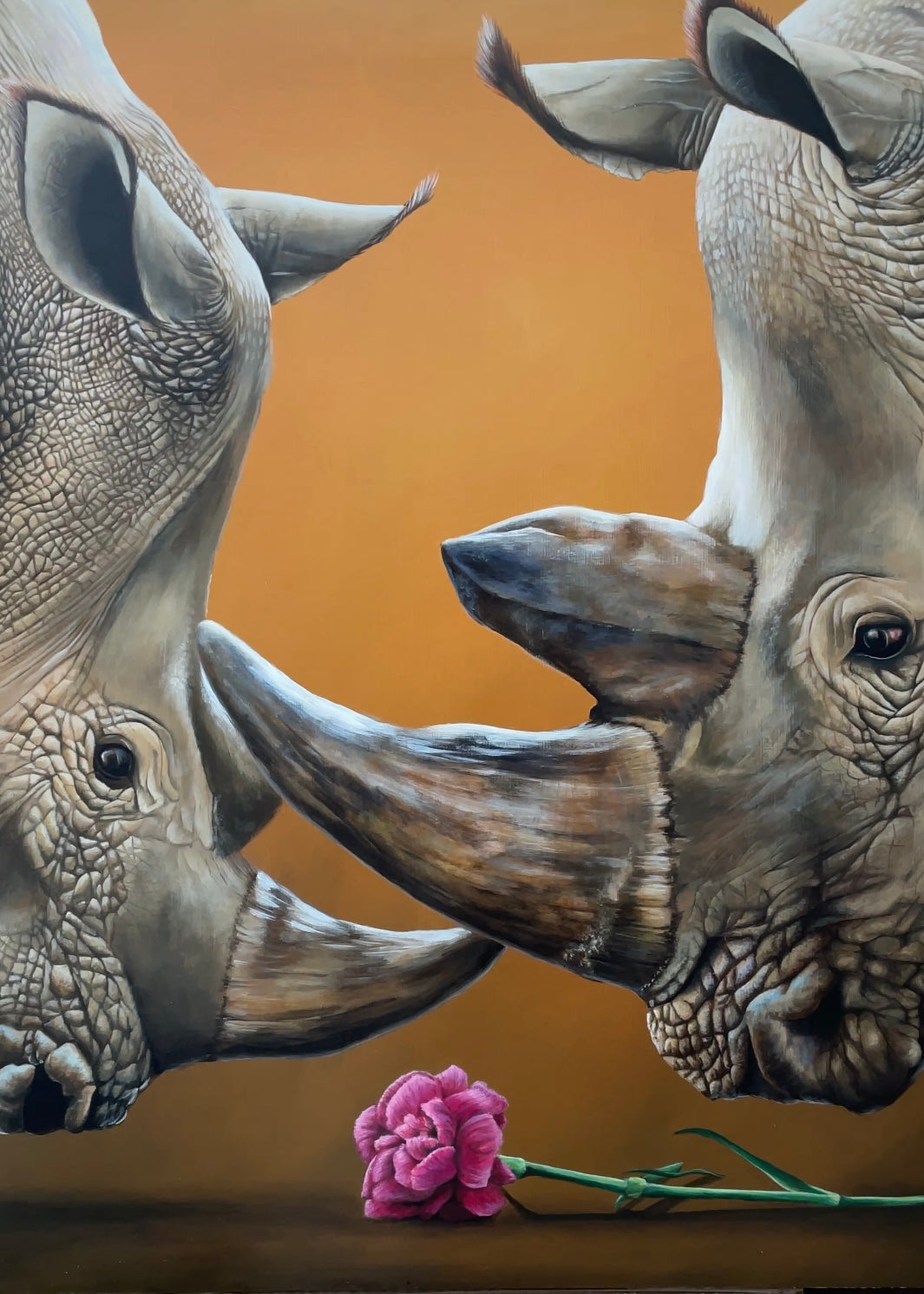 BE MY VALENTINE - Original Acrylbild