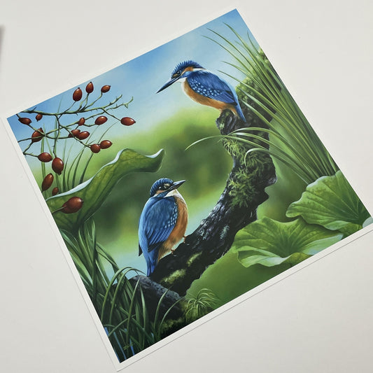 Am Ufer - Kunstdruck