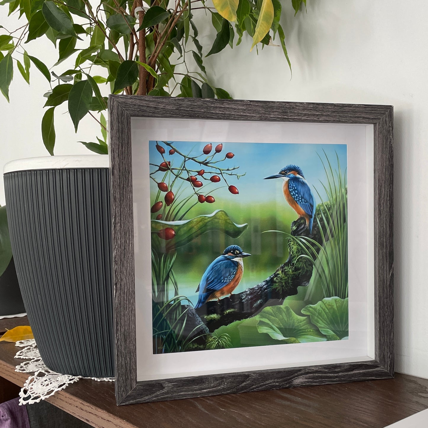 Am Ufer - Kunstdruck