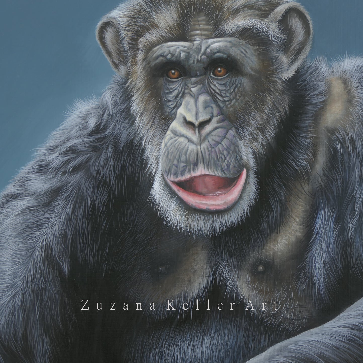 DER KÜNSTLER - Original Acrylbild