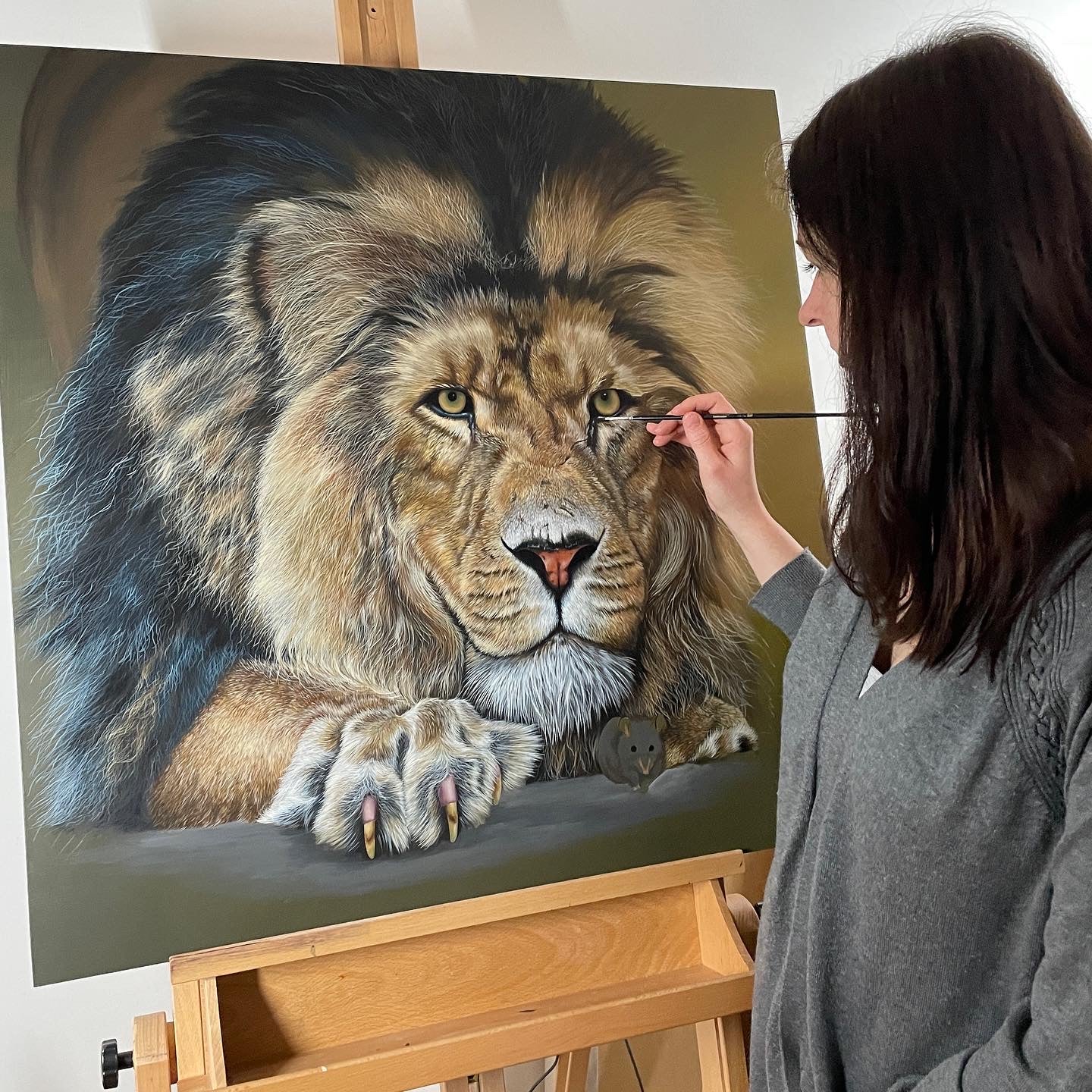 DER BESCHÜTZER - Original Acrylbild