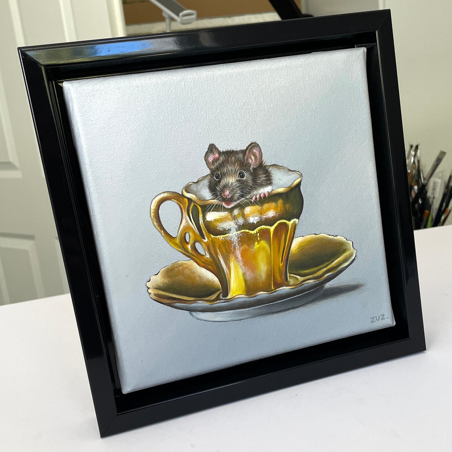 Espresso Doppio - Original Acrylbilder (2-er Set)