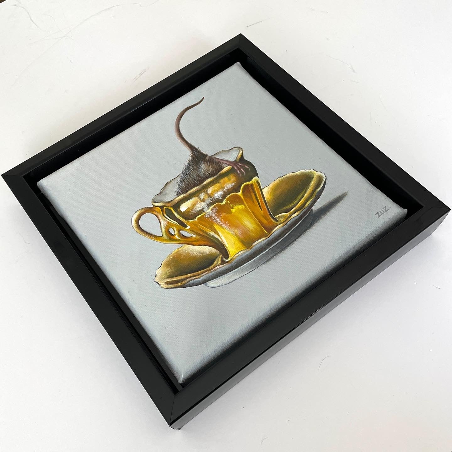 Espresso Doppio - Original Acrylbilder (2-er Set)