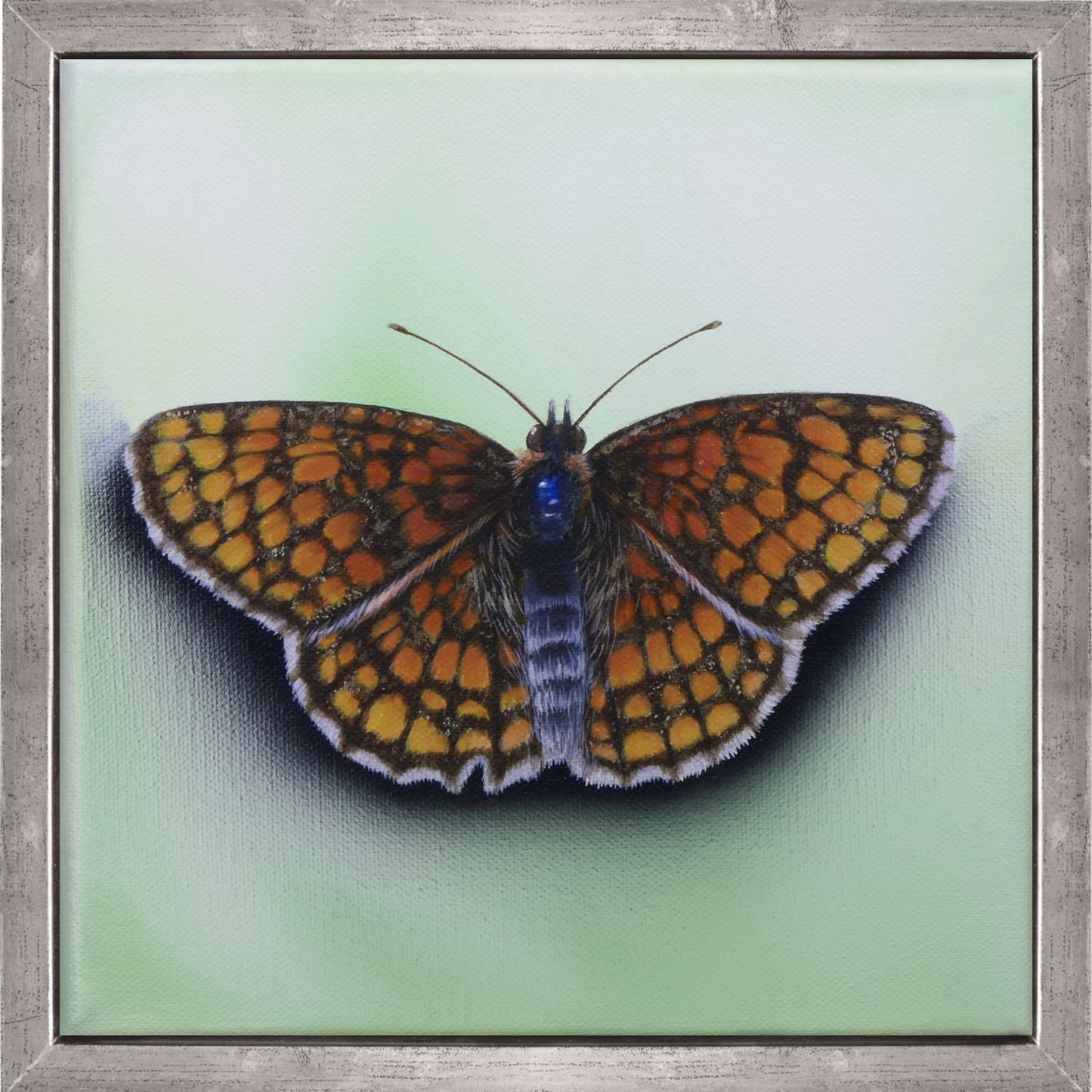 Schmetterling Caramel - Original Acrylbild