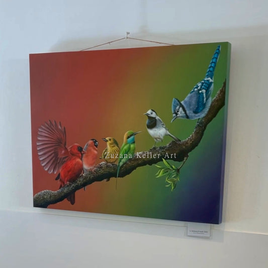 SCHWARZ & WEIß - Original Acrylbild