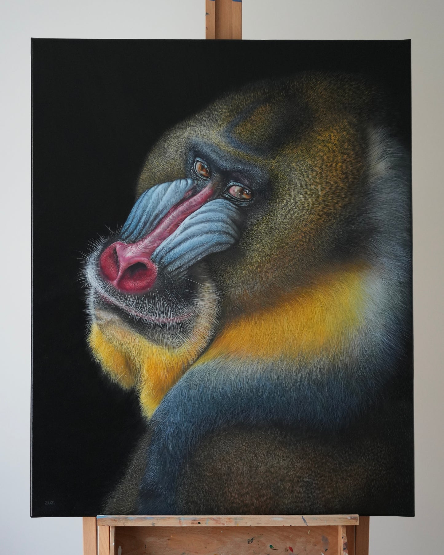 Mandrill - Original Acrylbild (aktuell ausgestellt)
