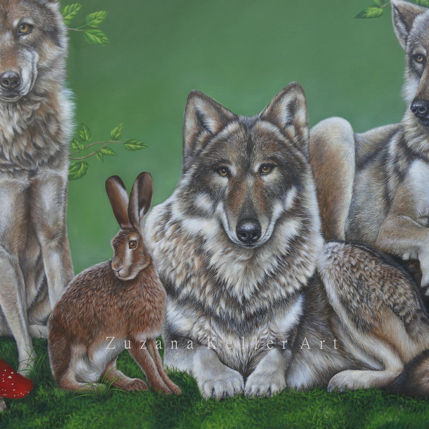 ALLE FÜR EINEN - Original Acrylbild