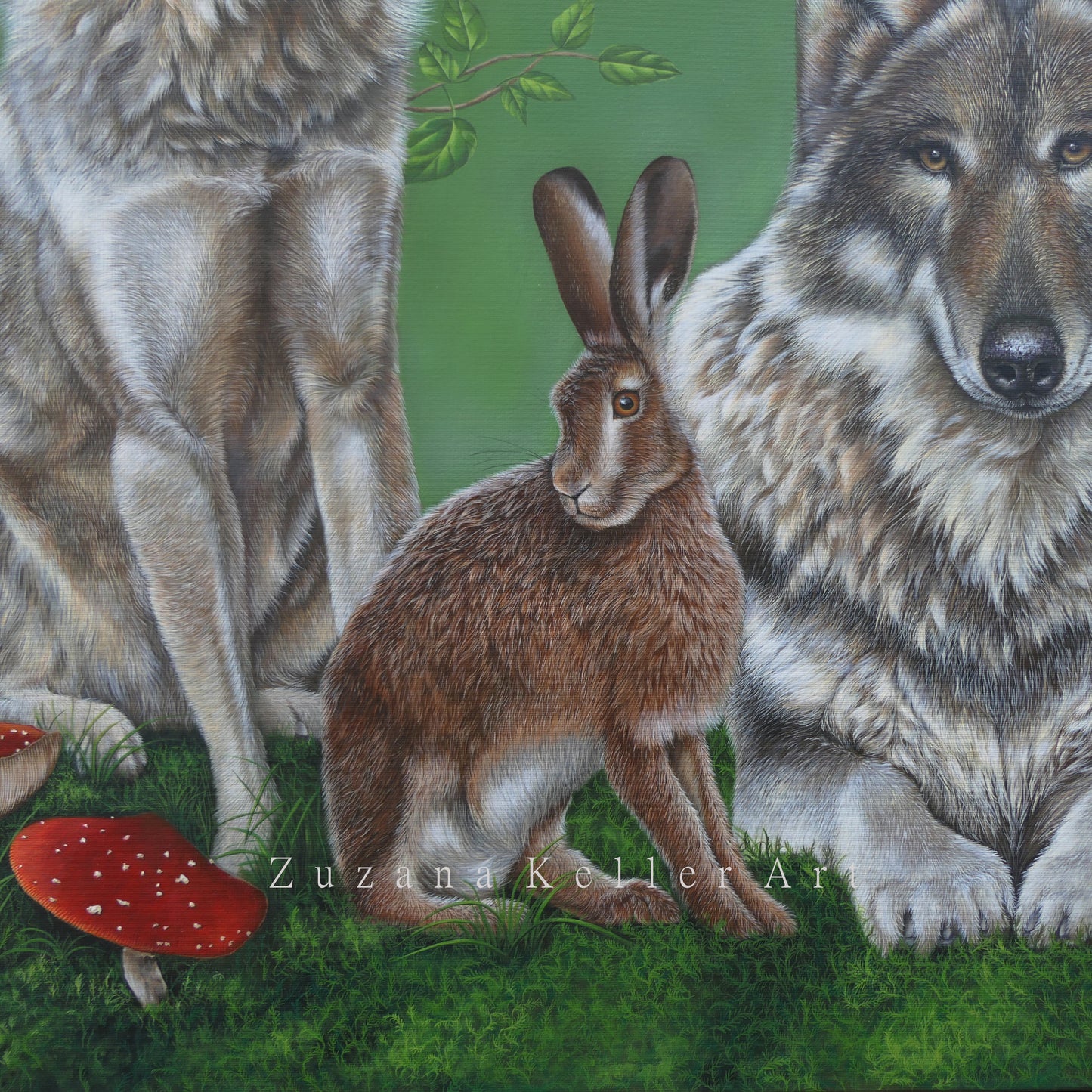 ALLE FÜR EINEN - Original Acrylbild