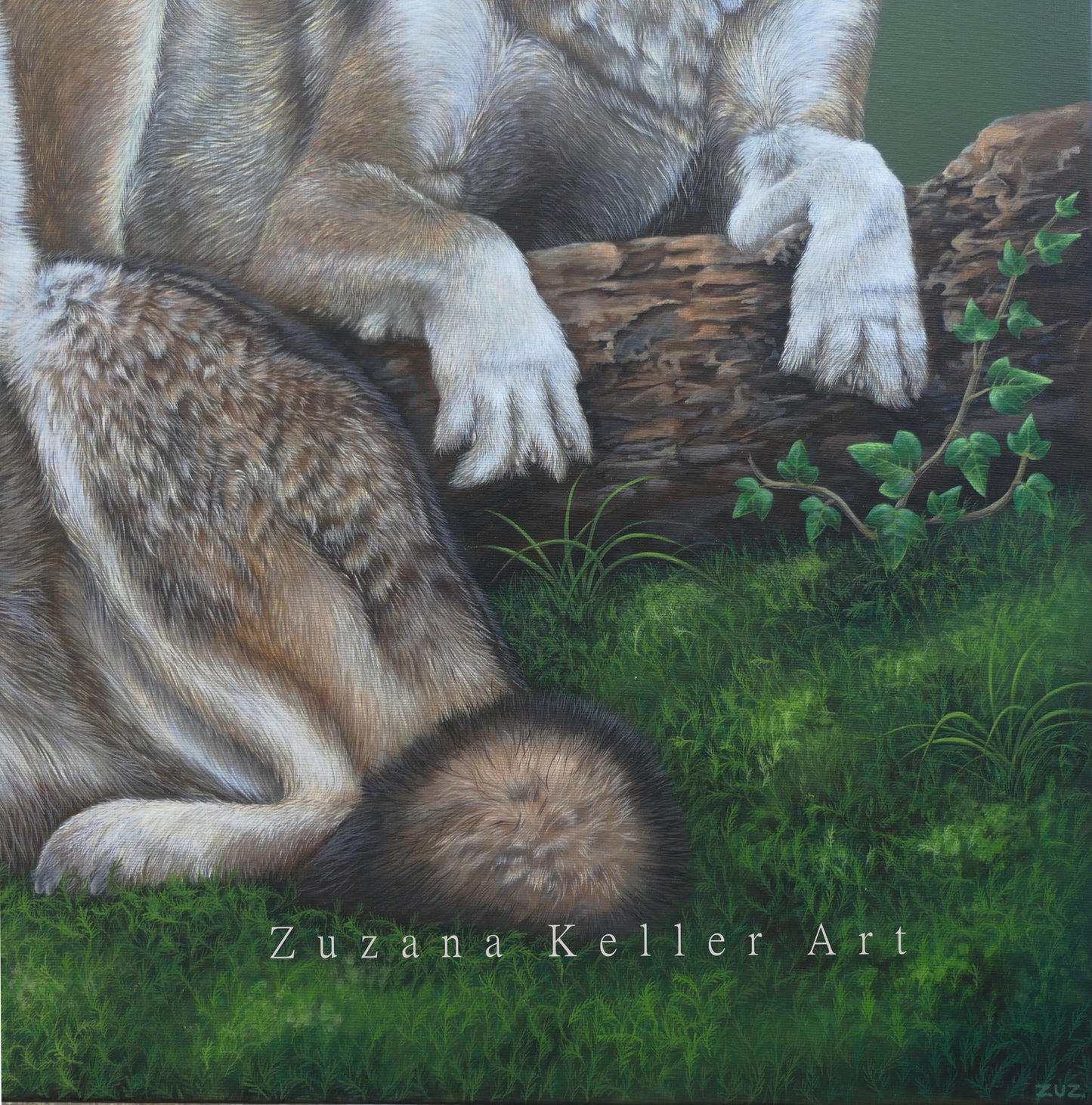 ALLE FÜR EINEN - Original Acrylbild