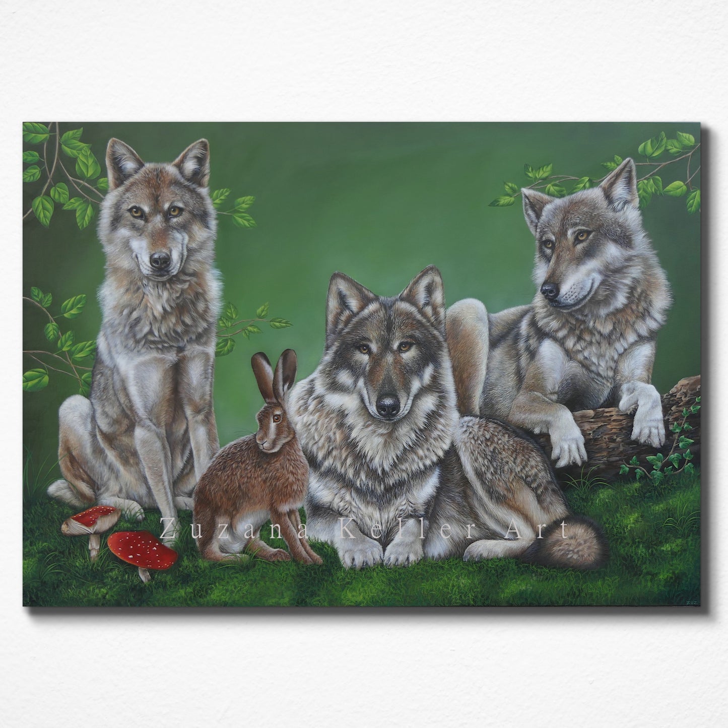 ALLE FÜR EINEN - Original Acrylbild