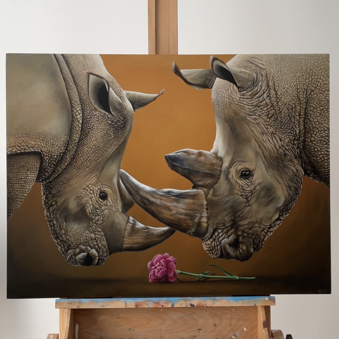 BE MY VALENTINE - Original Acrylbild