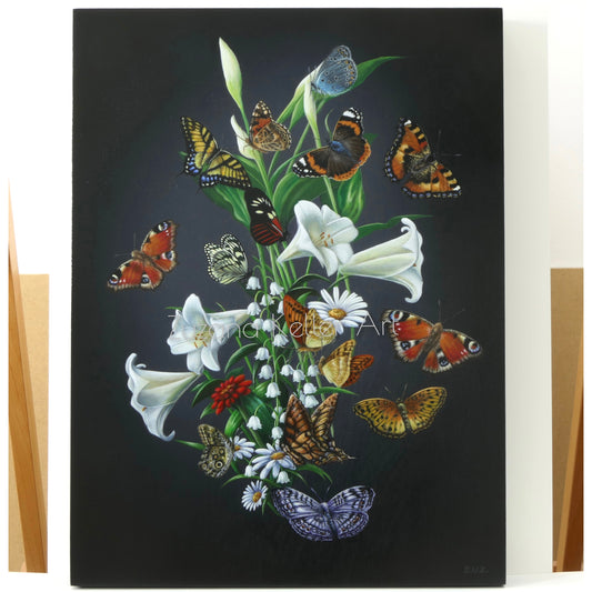 Butterfly Study - Original Acrylbild