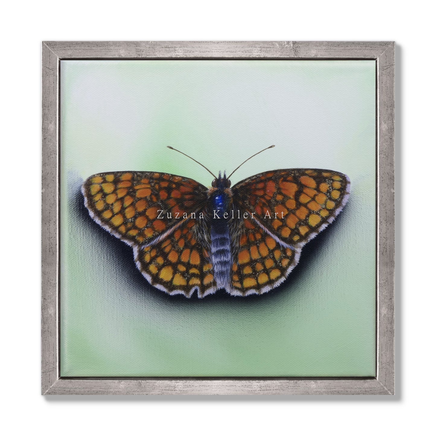 Schmetterling Caramel - Original Acrylbild