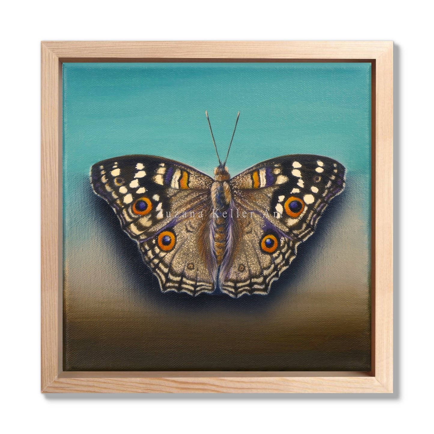 Schmetterling Dark Coffee - Original Acrylbild