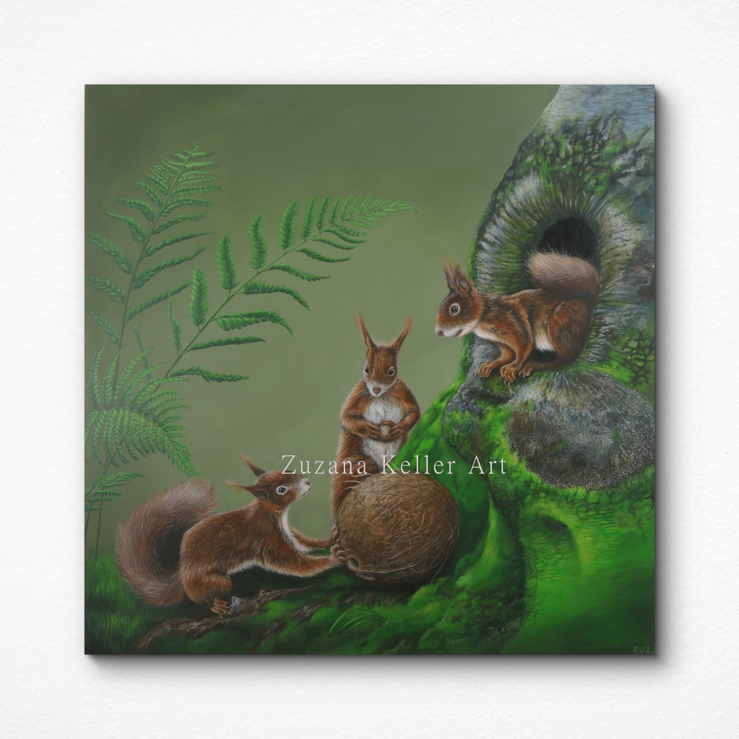 DIE BEUTE - Original Acrylbild