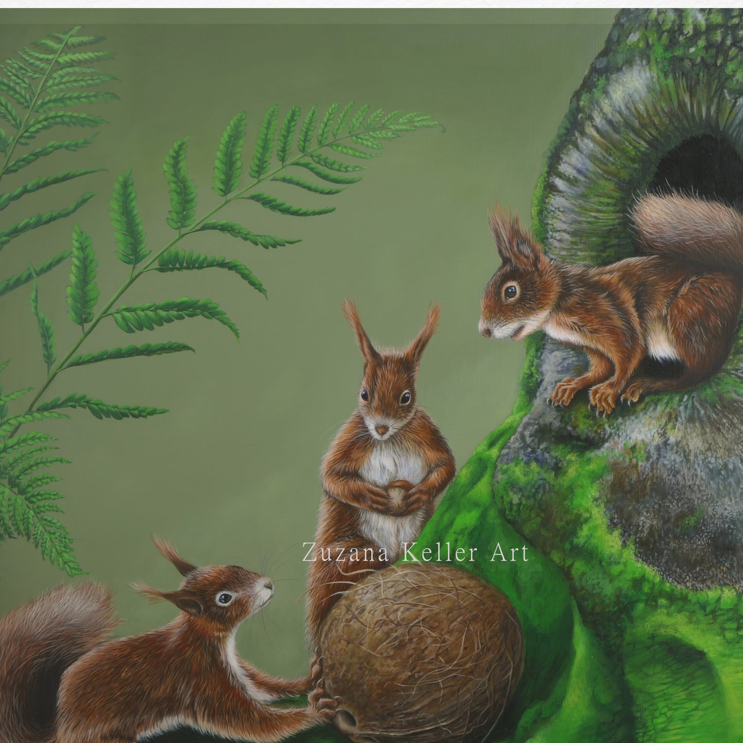 DIE BEUTE - Original Acrylbild