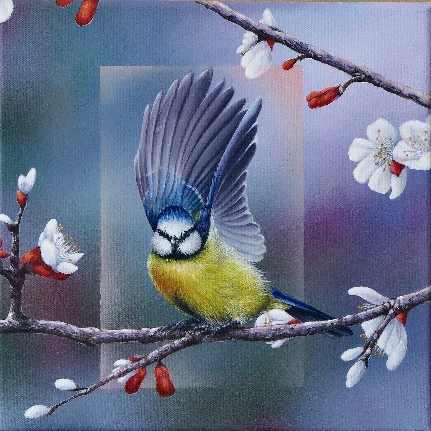 VERBINDUNG - Original Acrylbilder (3-er Set)