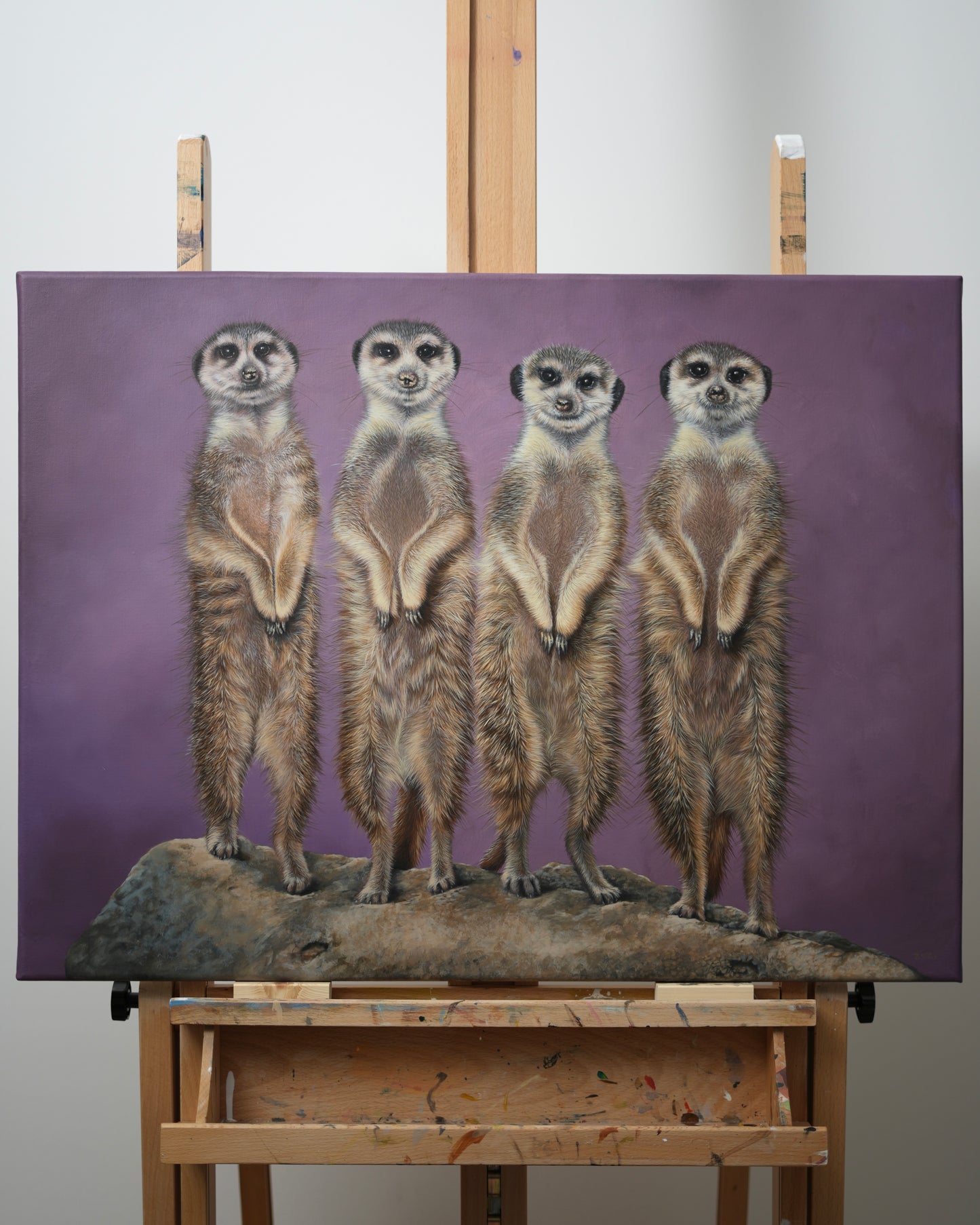 Die Wache - Original Acrylbild