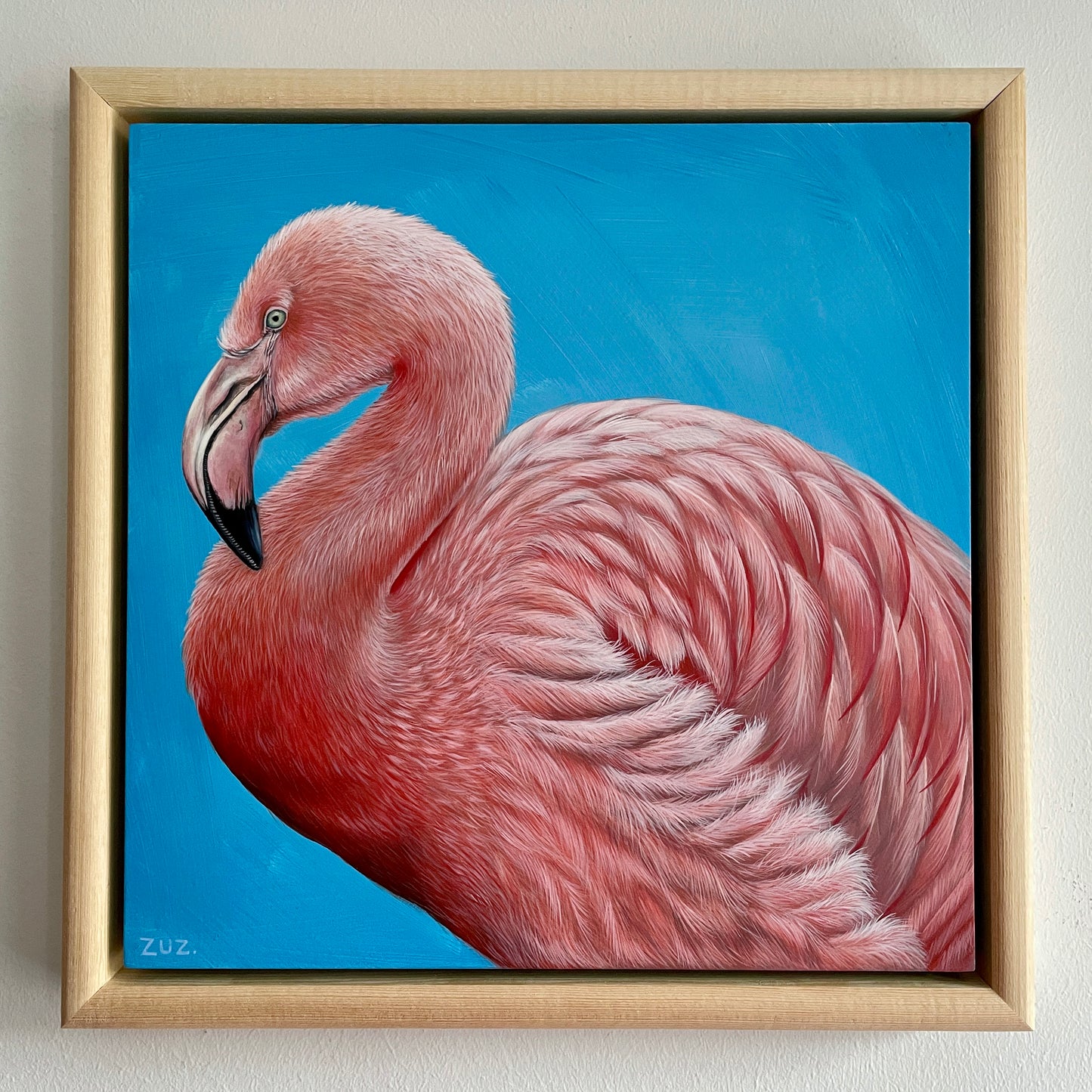 Flamingo - Original Acrylbild