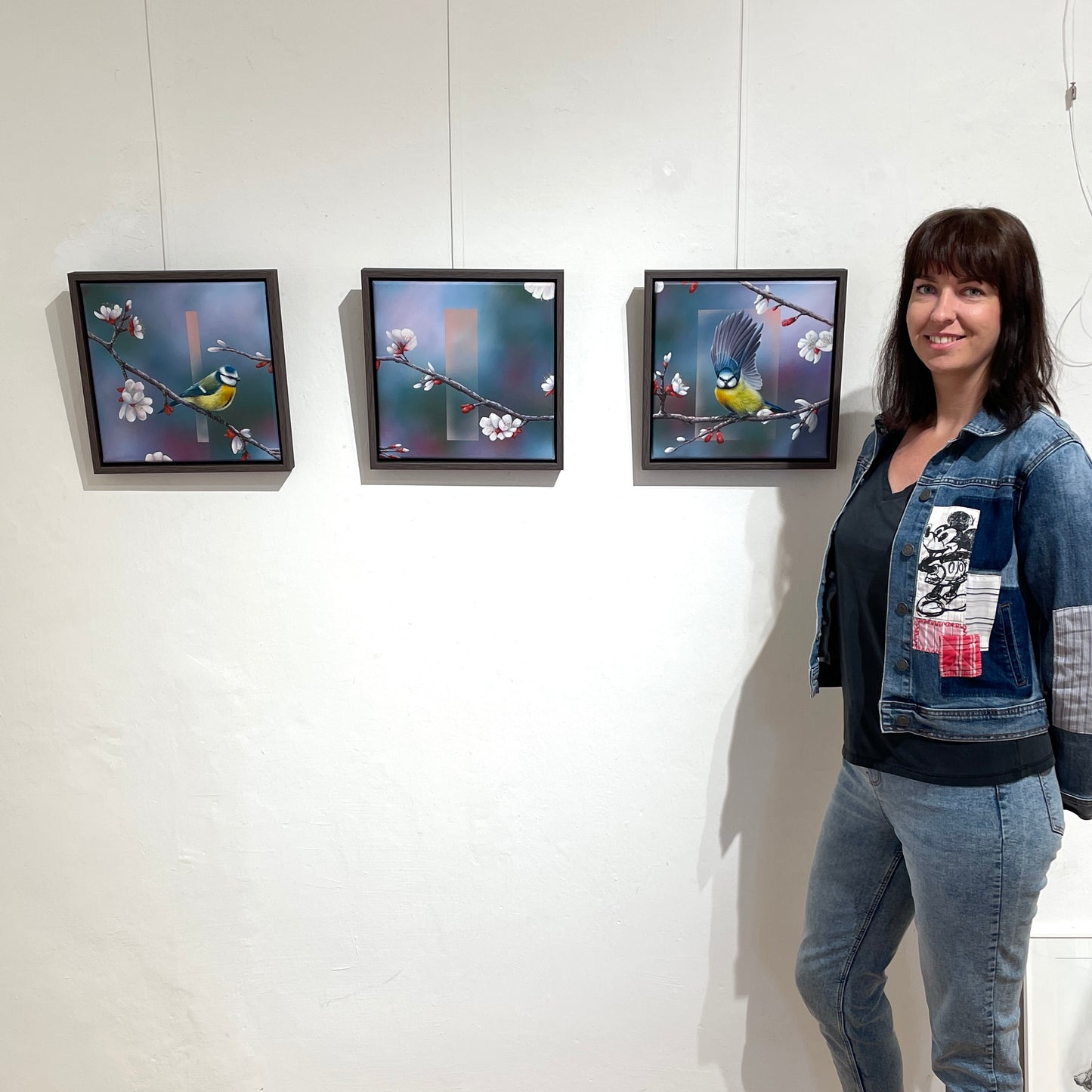 VERBINDUNG - Original Acrylbilder (3-er Set)