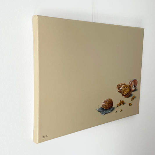 NUSSIG - Original Acrylbild