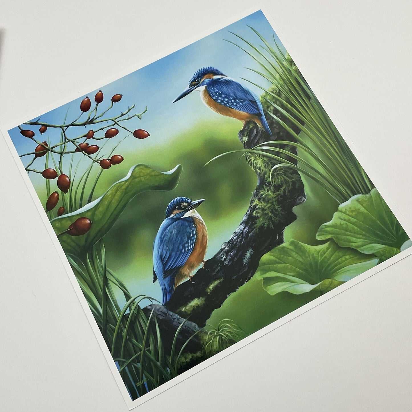 Am Ufer - Kunstdruck