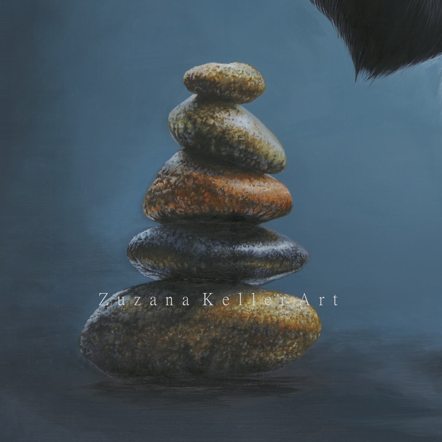 DER KÜNSTLER - Original Acrylbild