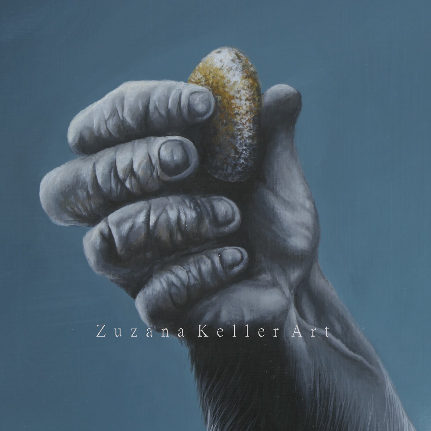 DER KÜNSTLER - Original Acrylbild