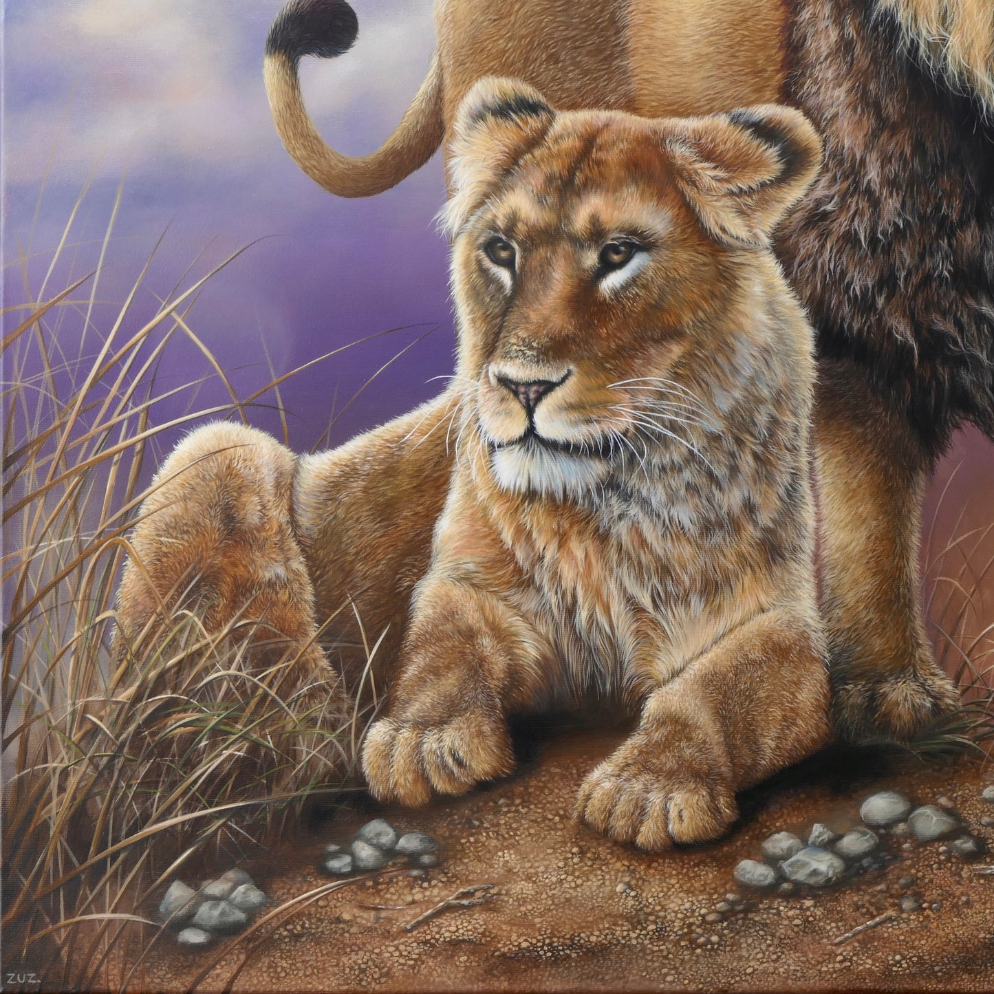 VERTRAUEN - Original Acrylbild