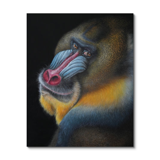 Mandrill - Original Acrylbild (aktuell ausgestellt)