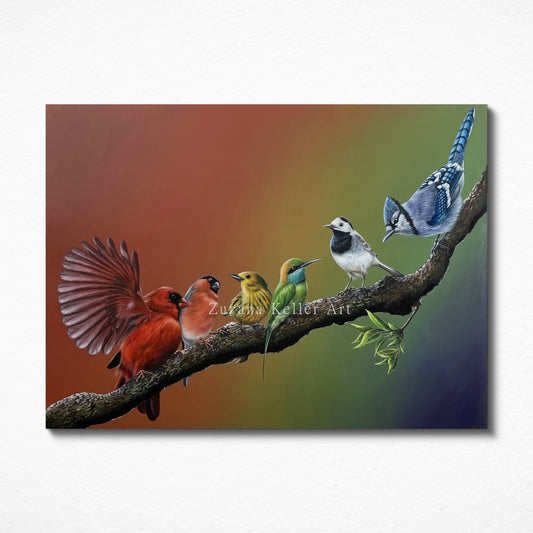 SCHWARZ & WEIß - Original Acrylbild