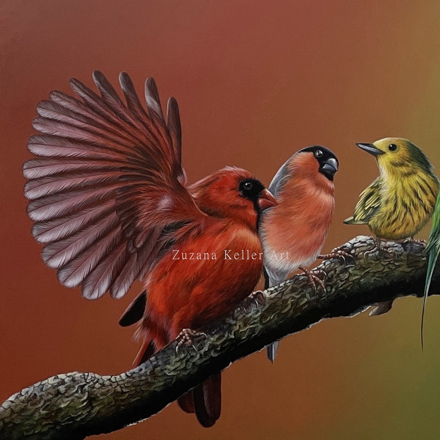 SCHWARZ & WEIß - Original Acrylbild