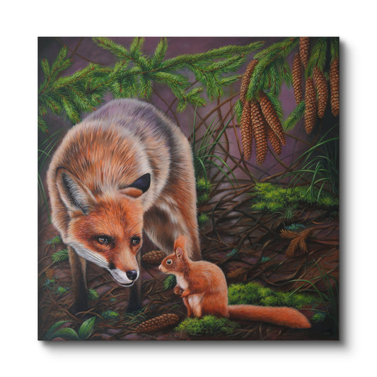 FUCHS UND EICHHÖRNCHEN