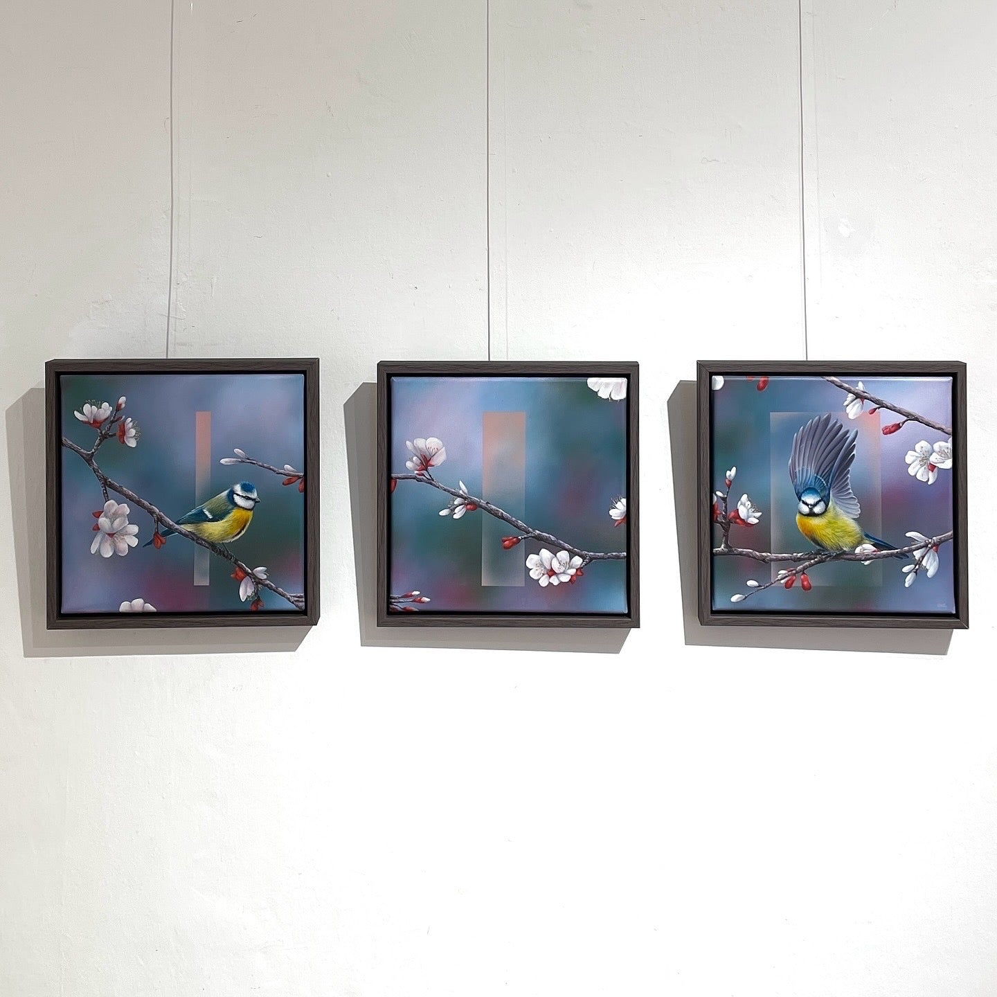 VERBINDUNG - Original Acrylbilder (3-er Set)